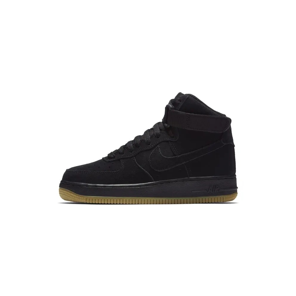 Nike Air Force 1 High Suede Black Gum (GS) Black/Gum Light Brown-Black (807617-002)