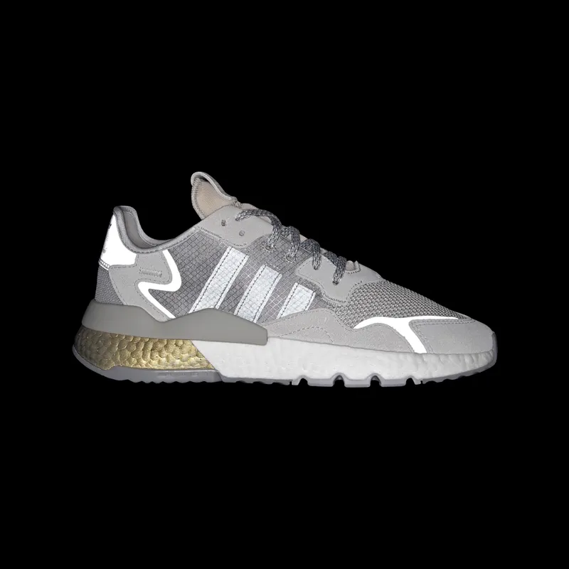 adidas Nite Jogger Grey Two Gold Metallic Grey Two/Grey Two/Gold Metallic (FW5335)
