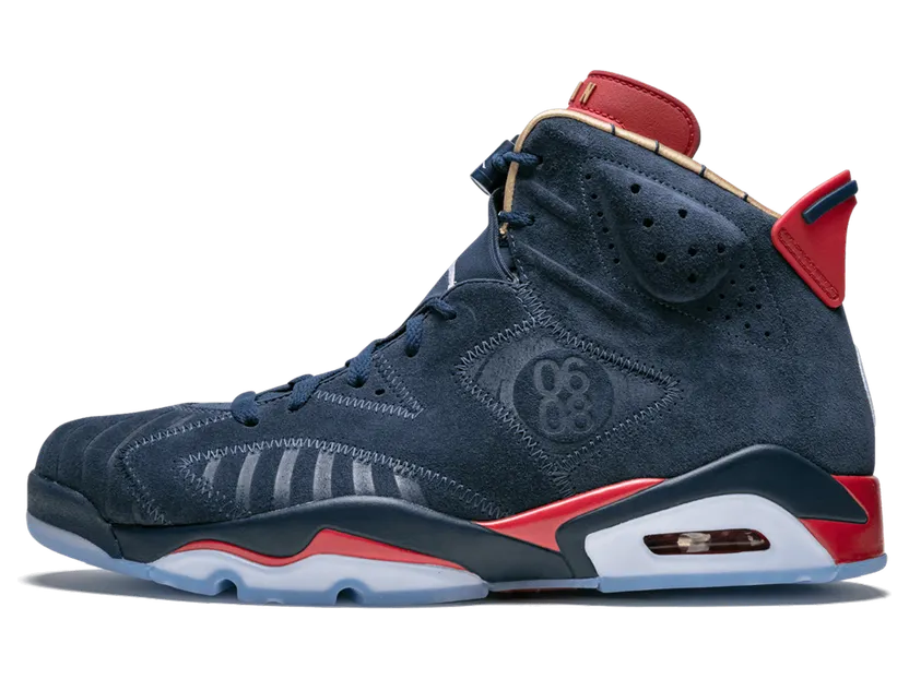 Air Jordan 6 Retro ‘Doernbecher’ 2019 Midnight Navy/White-Varsity Red-Metallic Gold (CI6293-416)