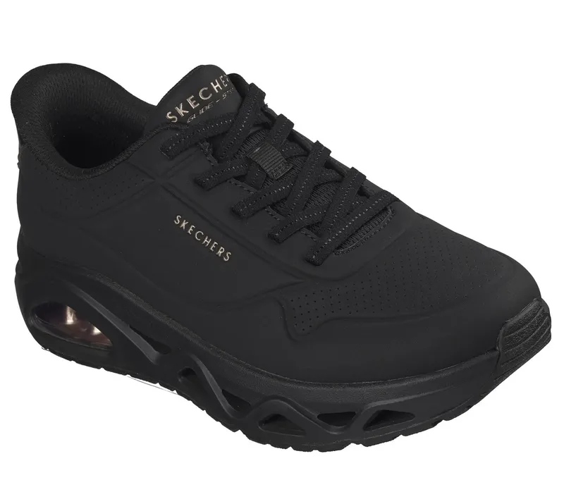 Skechers Slip-ins: UNO Glide-Step – Glide On Air Sneaker Black
