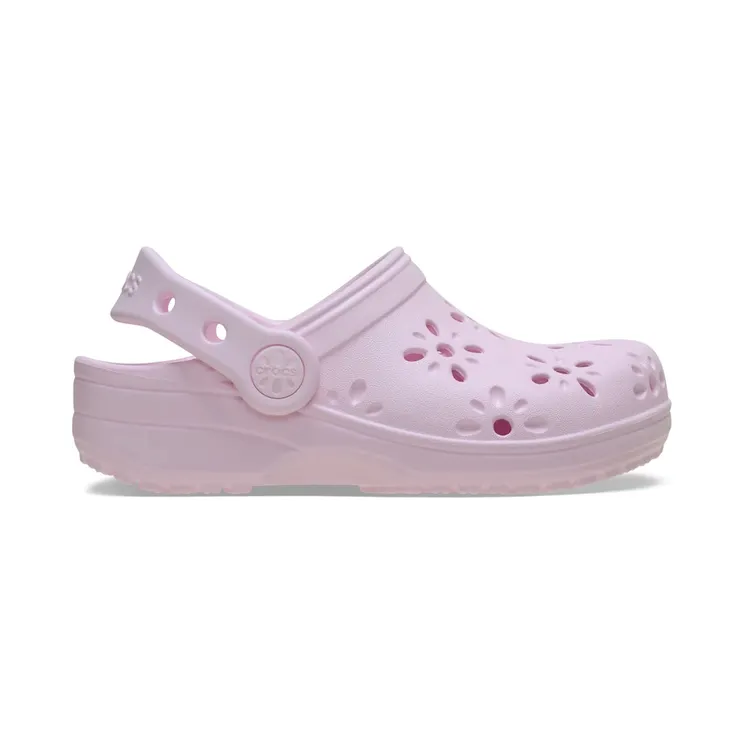 Crocs Classic Floral Cut-Out Clog Pink Milk (210944-6ZW)