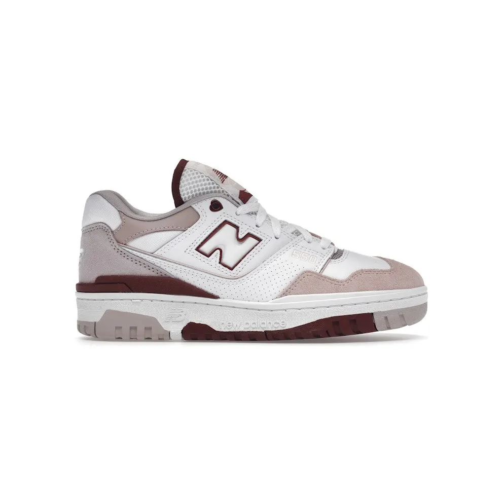 New Balance 550 White Scarlet (BBW550ZV)
