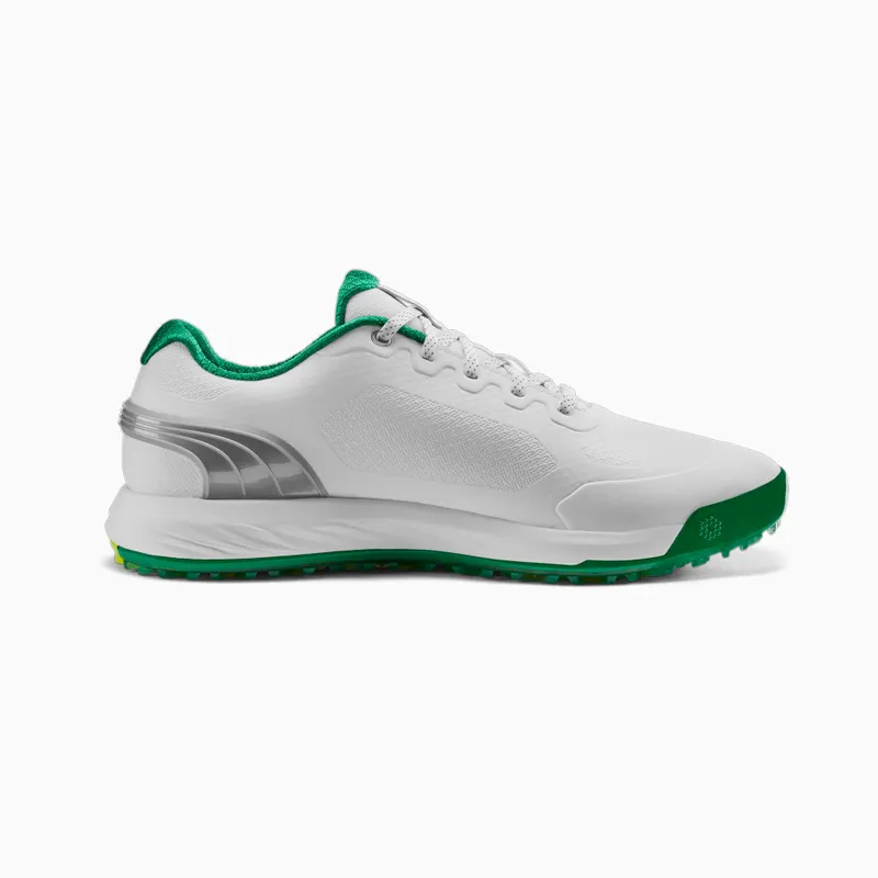Puma Alphacat Nitro Golf Shoes White/Green/Yellow (378692-01)