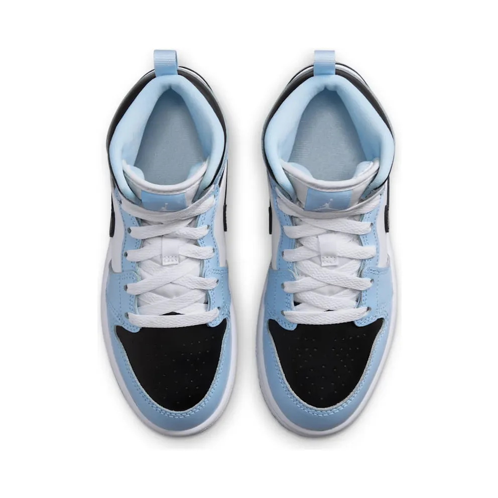 Jordan 1 Mid Younger Kids’ Blue (640737-401)