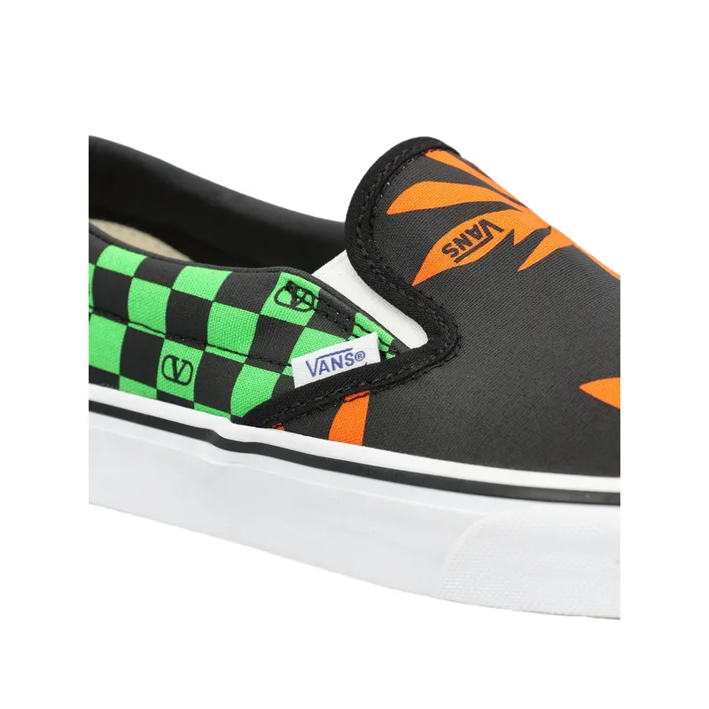 Vans X Valentino X Vans Classic Slip-on “Black/Green” (8W2S0NY9XWF BAL)