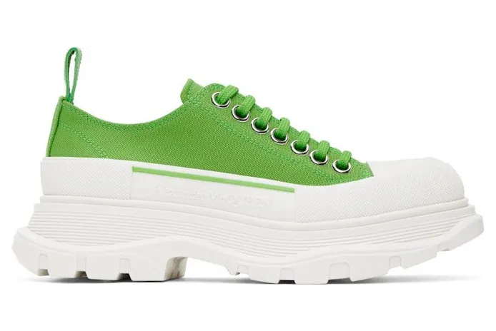 Alexander McQueen Tread Slick Low Lace Up Acid Green (697072W4UW23189)