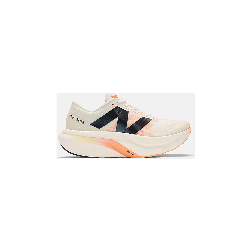 NEW BALANCE FuelCell SuperComp Elite v4 “White / Angora / Hot Mango” (WRCELCW4)