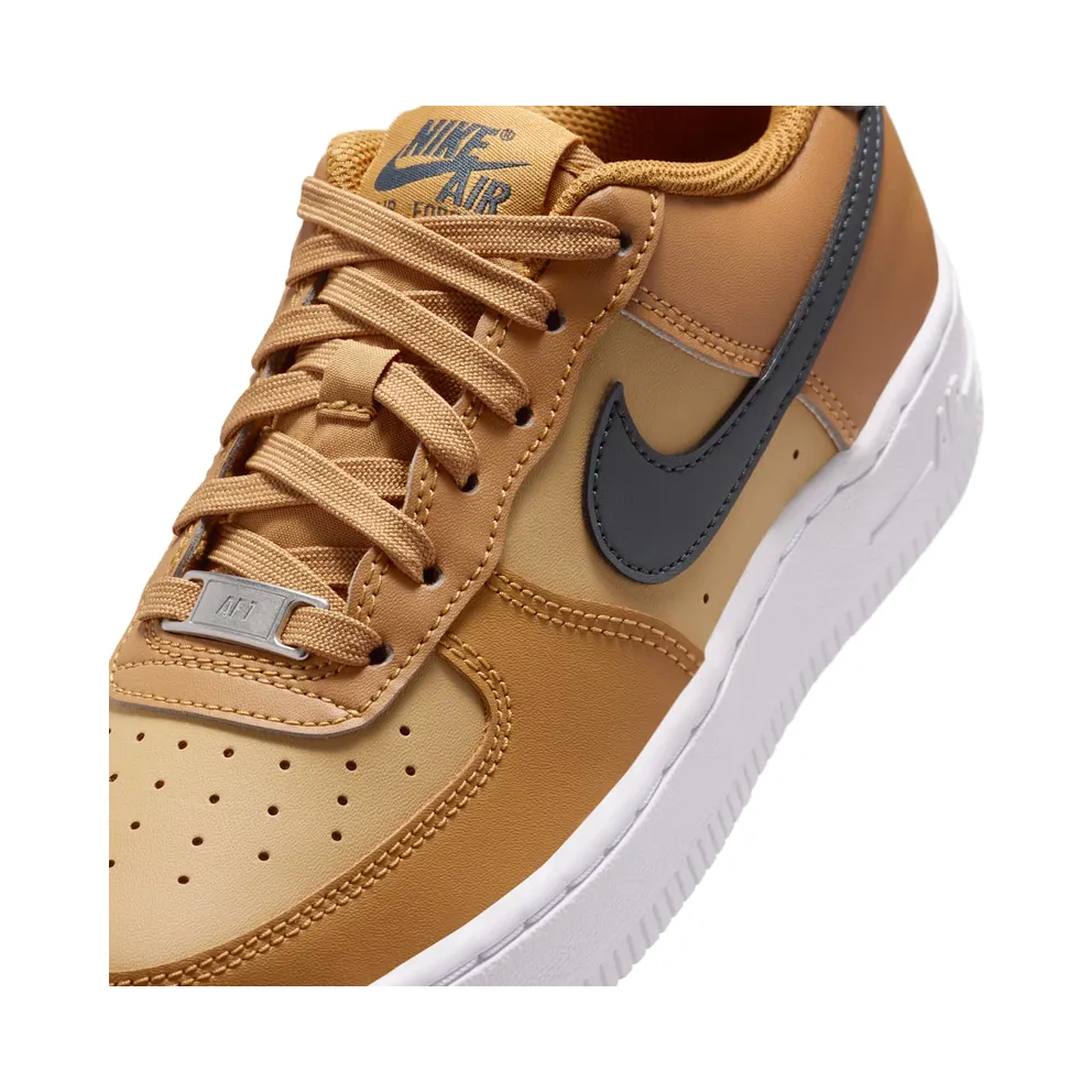 Nike Air Force 1 Low Wheat Club Gold White Anthracite (CT3839-700)