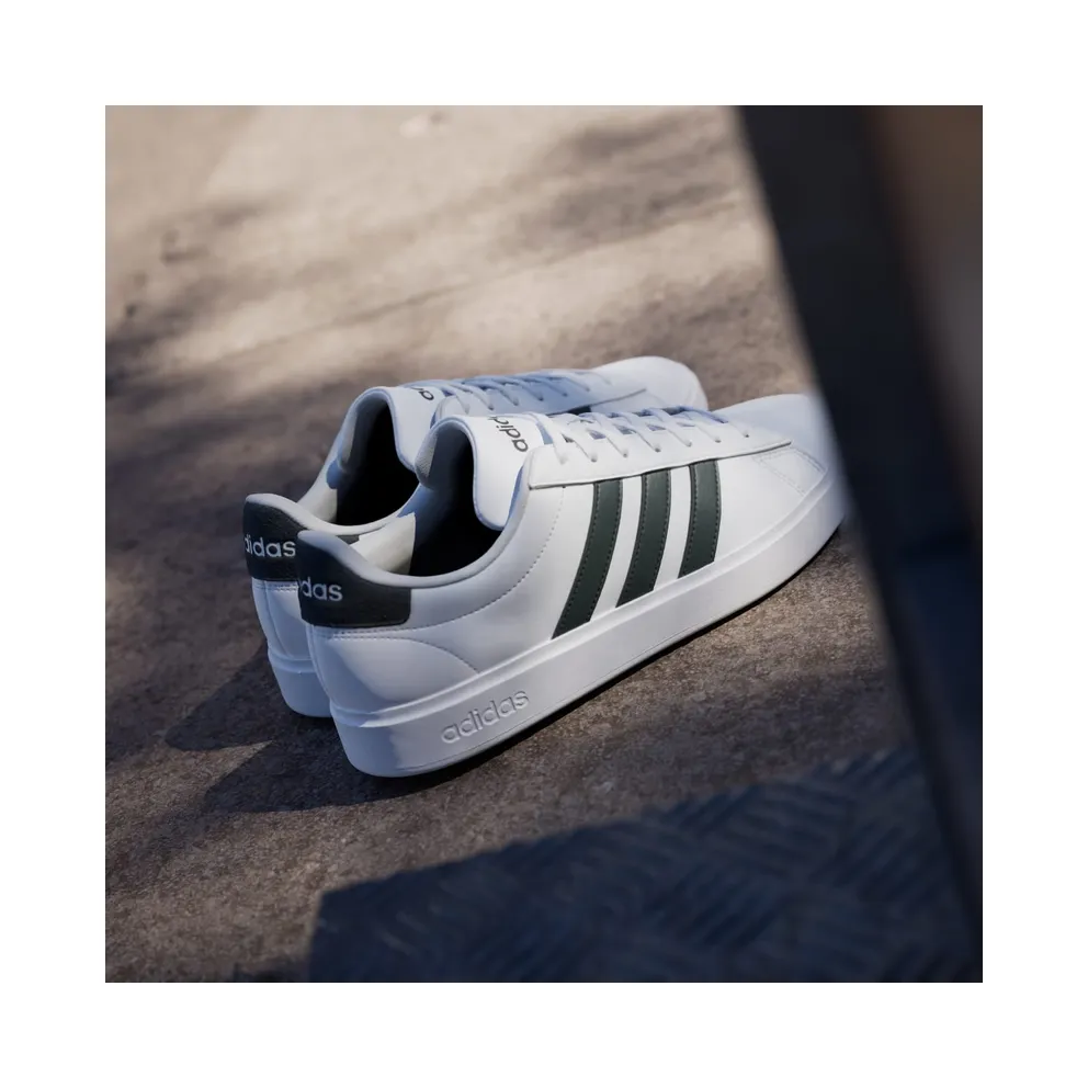 Adidas Grand Court Cloudfoam Comfort Cloud White / Shadow Green / Carbon (GW9204)