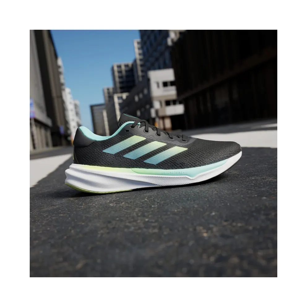 adidas Supernova Stride Core Black Pulse Lime Flash Aqua (IH2909)