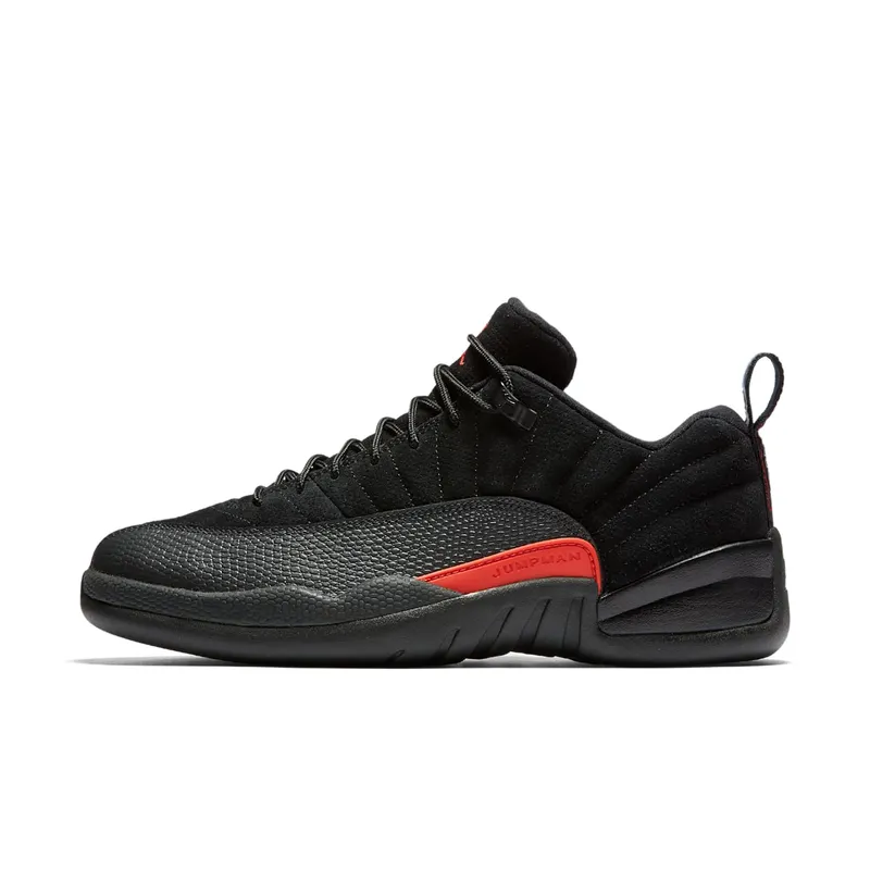 Jordan 12 Retro Low Max Orange Black/Max Orange-Anthracite-Metallic Silver (308317-003)