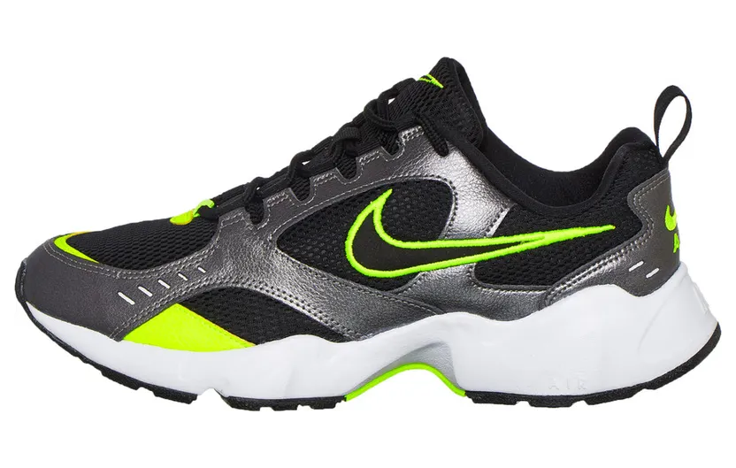 Nike Air Heights Black / Volt / Metallic Dark Grey / White (AT4522-006)