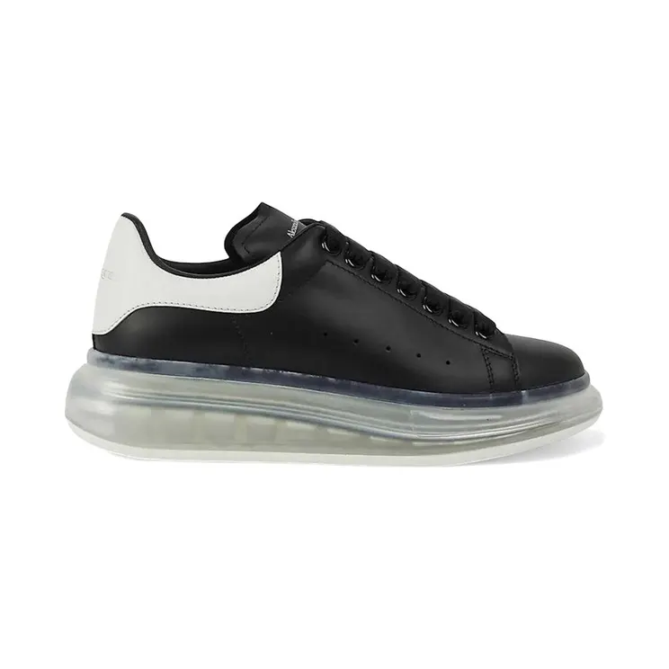 Alexander McQueen Oversized Clear Sole Black White (604232 WHX98 1041)
