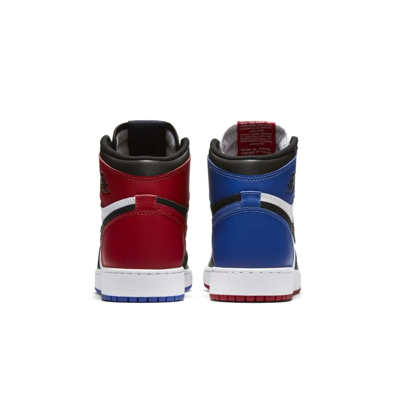 Jordan 1 Retro Top 3 (GS) Black/Varsity Red-Varsity Royal (575441-026)
