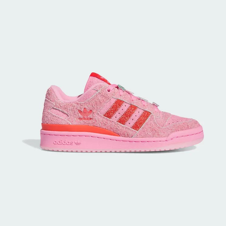 adidas Forum Low CL The Grinch Bliss Pink F22 / Bright Red / Bright Red (ID8895)