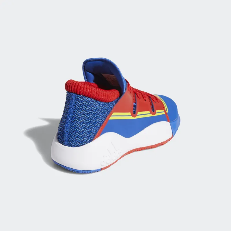 adidas Pro Vision Marvel Captain Marvel (Youth) Blue/Red Solid/Bright Yellow (EG2628)