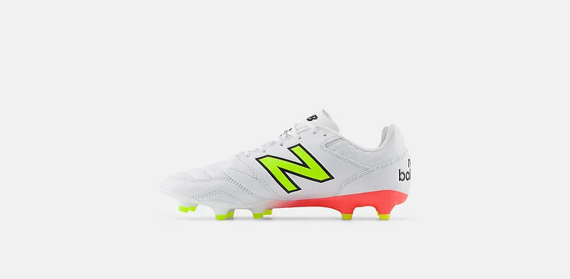 New Balance 442 Pro FG v2 White Energy Red Hi-Lite (MS41FMB2)