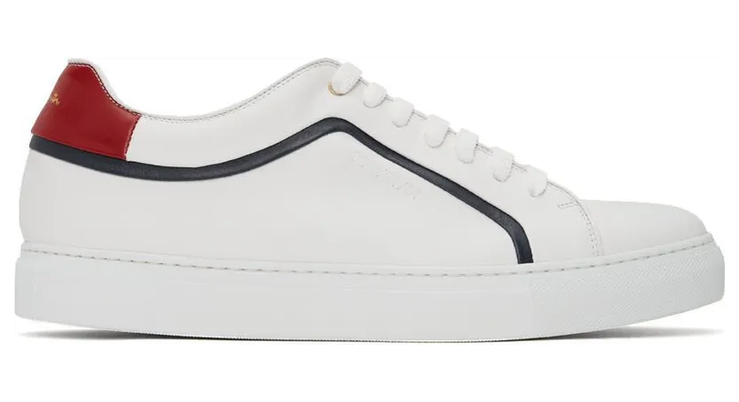 Paul Smith White Basso Sneakers (M1S-BSO01-HTRI)