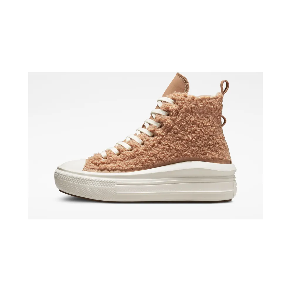 Converse Chuck Taylor All Star Move Platform Sherpa Champagne Tan/Egret/Egret (A04259C)
