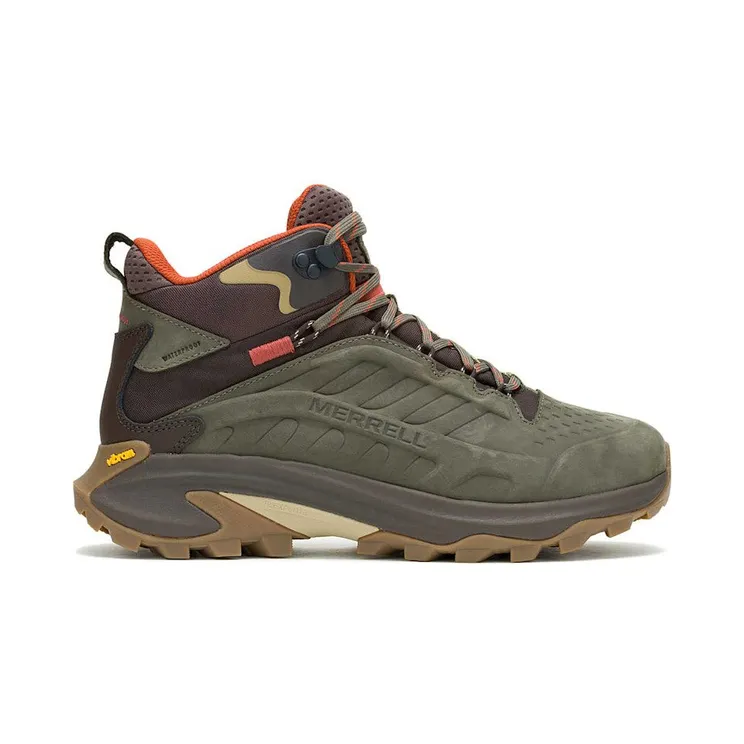 Merrell Moab Speed 2 Leather Mid Waterproof Olive (J037781)