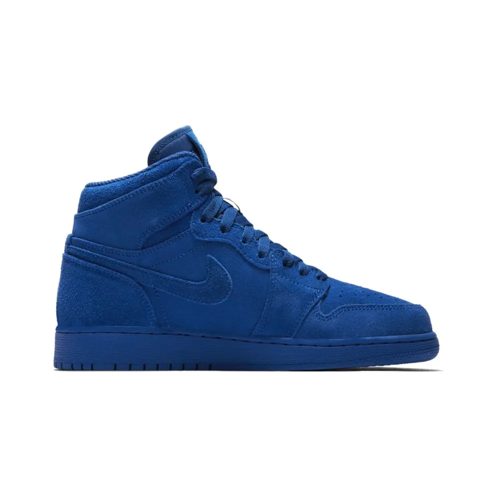 Jordan 1 Retro Blue Suede (GS) Team Royal/Team Royal (705300-404)