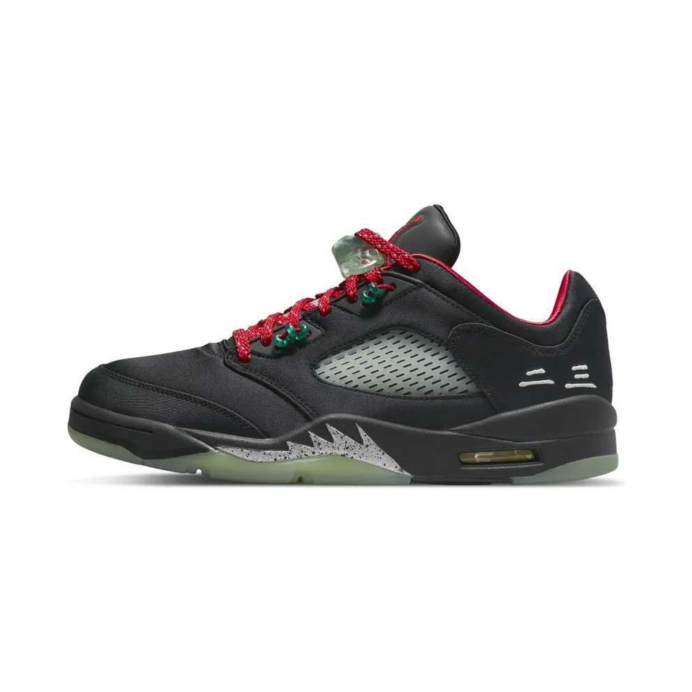 Air Jordan 5 x Clot Low Black Red (DM4640-036)