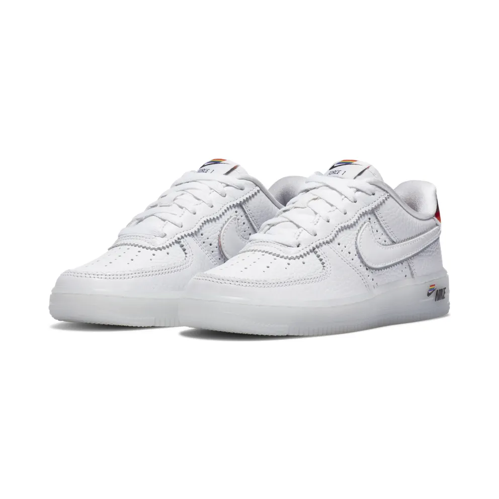 Nike Air Force 1 Low Be True 2020 (PS) White/Multi-Color-White (CW7439-100)