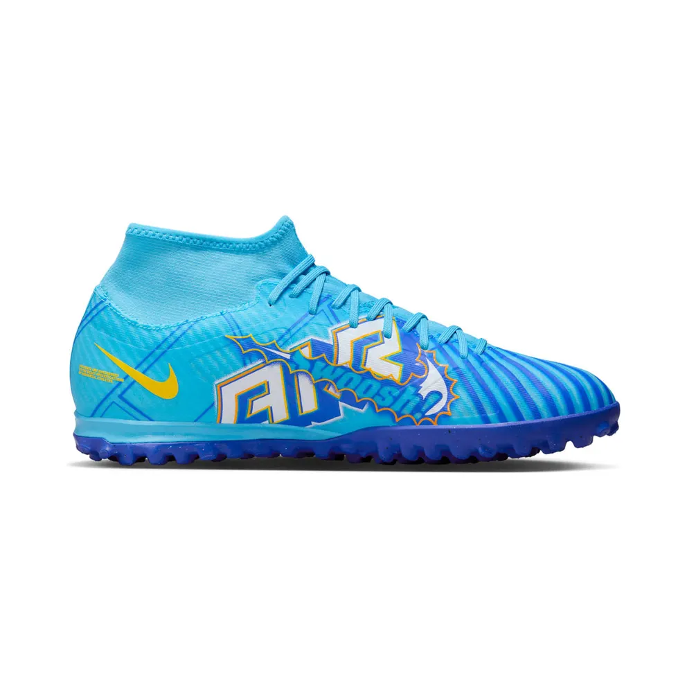 Nike Mercurial Superfly 9 Academy Kylian Mbappe TF “Baltic Blue / White” (DO9347-400)