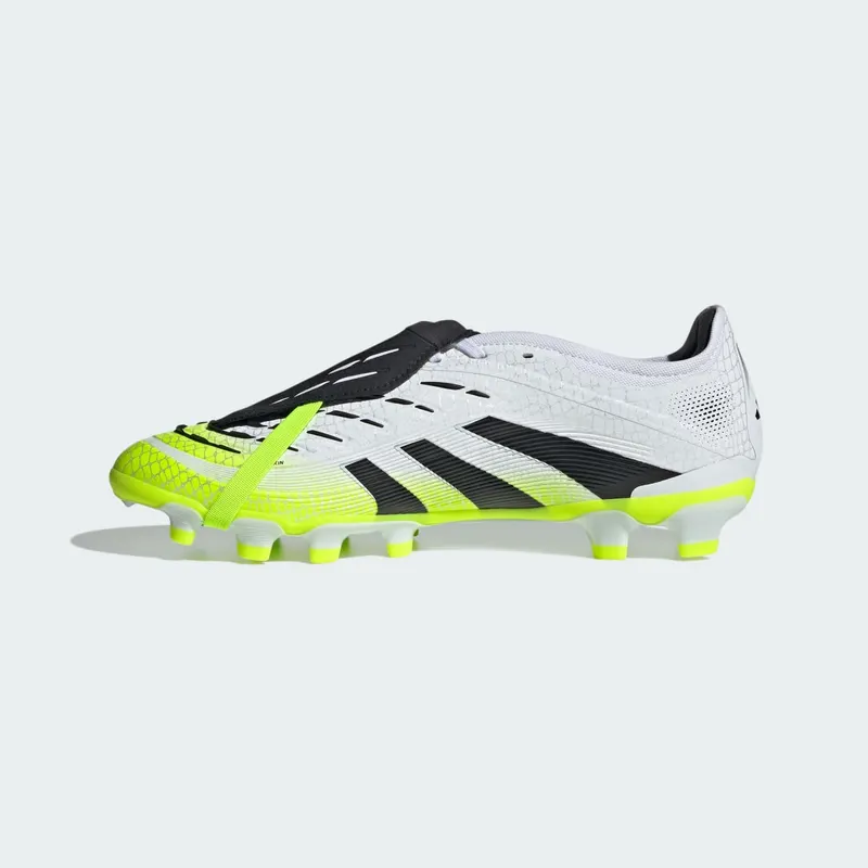 adidas Predator Pro Fold-Over Tongue MG Cloud White Core Black Lucid Lemon (JS4074)