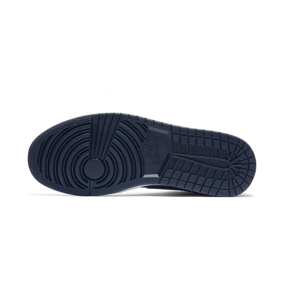 Jordan 1 Mid Obsidian Game Royal Obsidian/Game Royal-Summit White (554724-412)