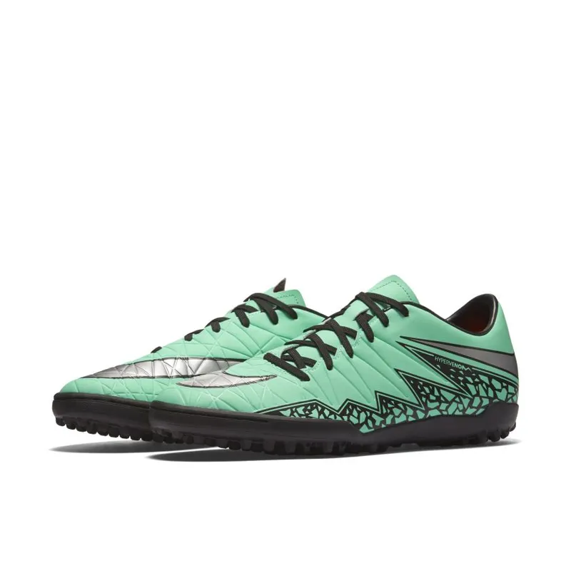 Nike Hypervenom Phelon II TF Green Glow Green Glow/Metallic Silver-Hyper Orange (749899-308)