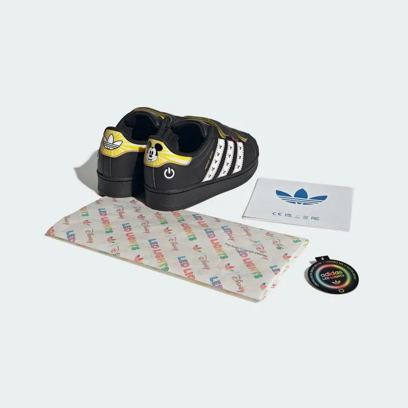 adidas Superstar LED Lights Comfort Closure Disney Mickey Mouse (JP8087)