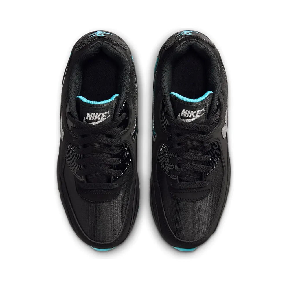 Nike Air Max 90 LTR “Black / Gamma Blue / Ice / Chrome” (IM7744-001)