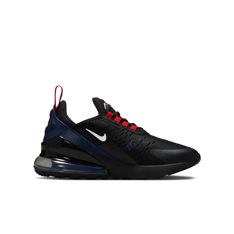 Nike Air Max 270 Black Midnight Navy Red (HJ9565-001)