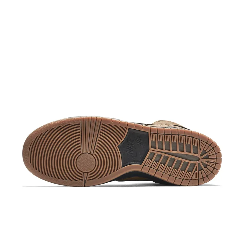 Nike Dunk SB High Brown Bag Filbert/Black/Gum Dark Brown (313171-202)