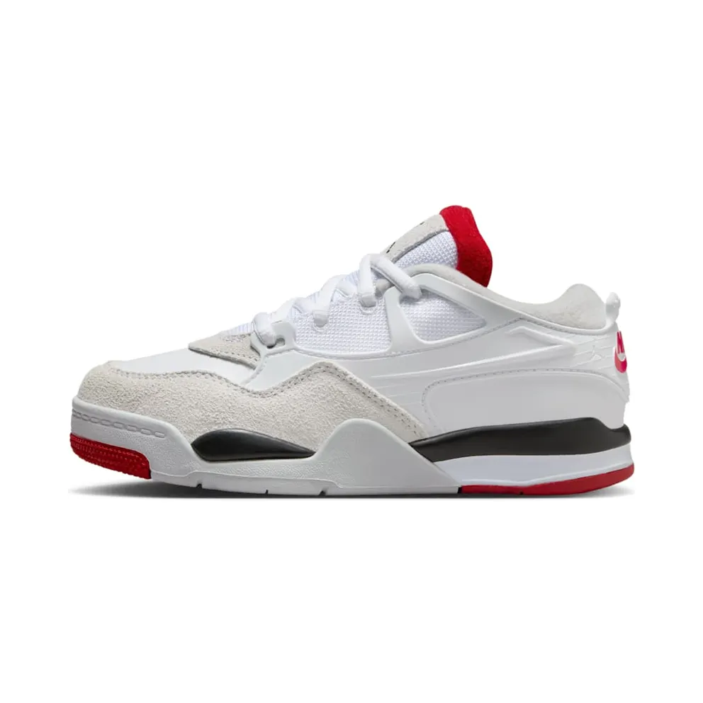 Jordan 4 RM White Black Neutral Grey Varsity Red (FQ7936-102)
