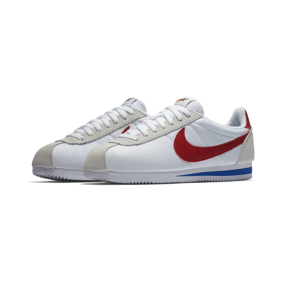 Nike Classic Cortez Premium Nylon Forrest Gump White/Varsity Red (876873-101)