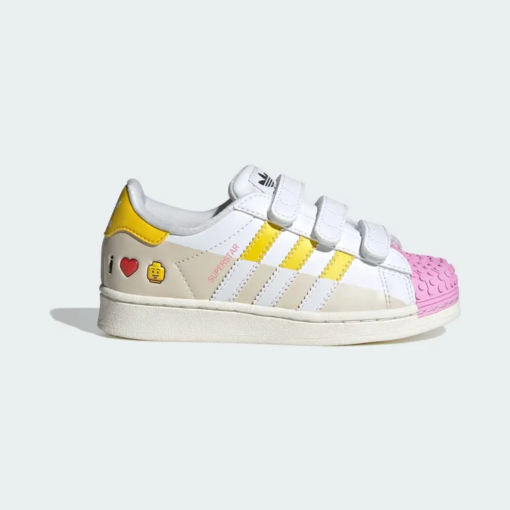 adidas Superstar x LEGO® Kids Cloud White / Yellow / Wonder White (IF2910)