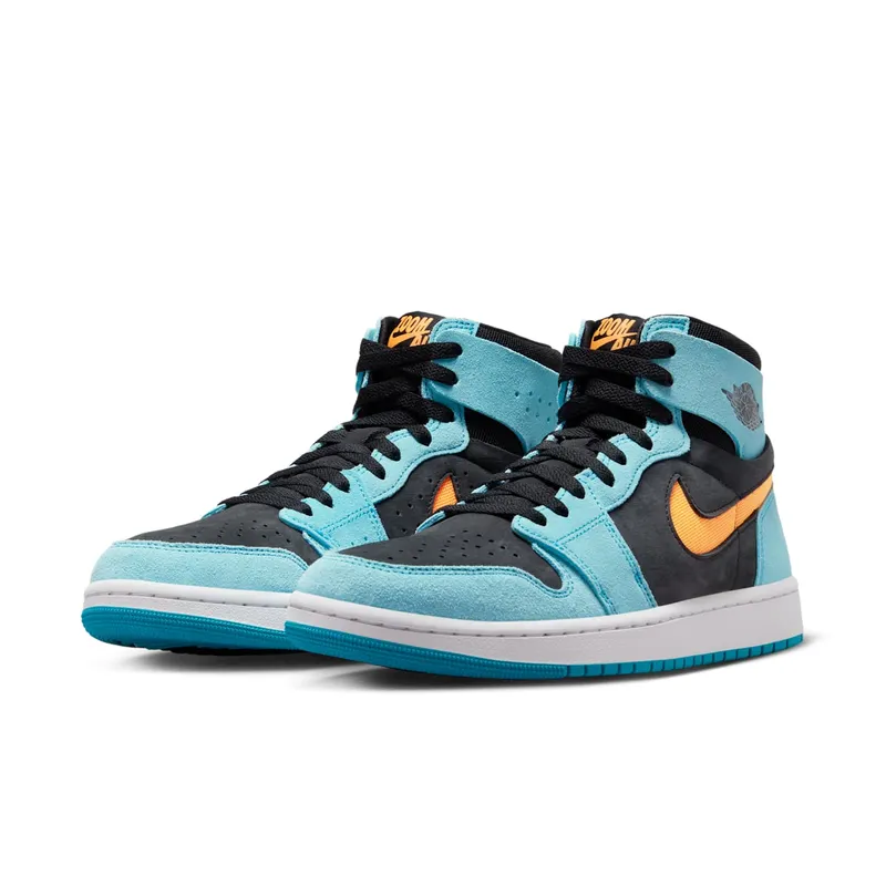 Jordan 1 Zoom CMFT 2 Bleached Aqua Bright Citrus (DV1307-408)