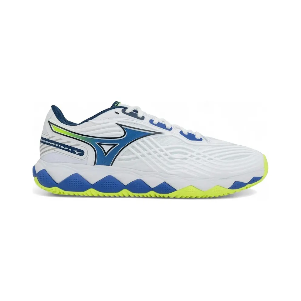 Mizuno Wave Enforce Tour 2 CC White Dazzling Blue Lightning (61GC260320)