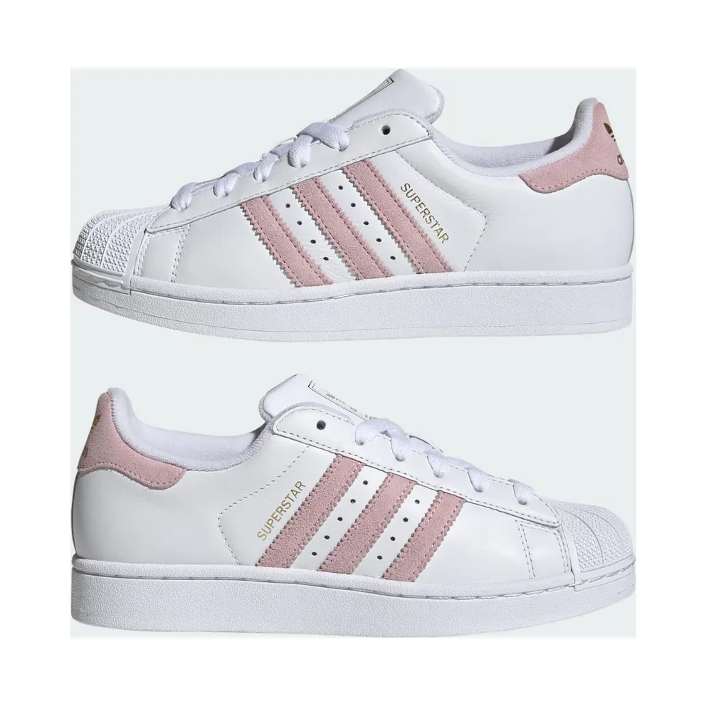Adidas SUPERSTAR II Shoes Cloud White / Clear Pink / Cloud White (HQ9507)