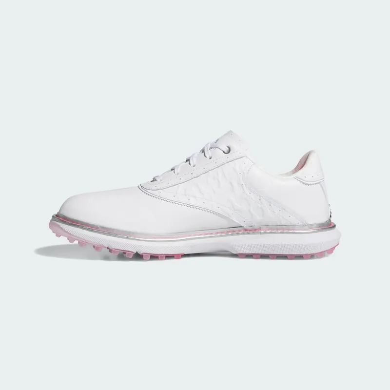 Adidas MC70 SPIKELESS Golf Shoes Cloud White / Silver Metallic / Lucid Pink (HP7085)