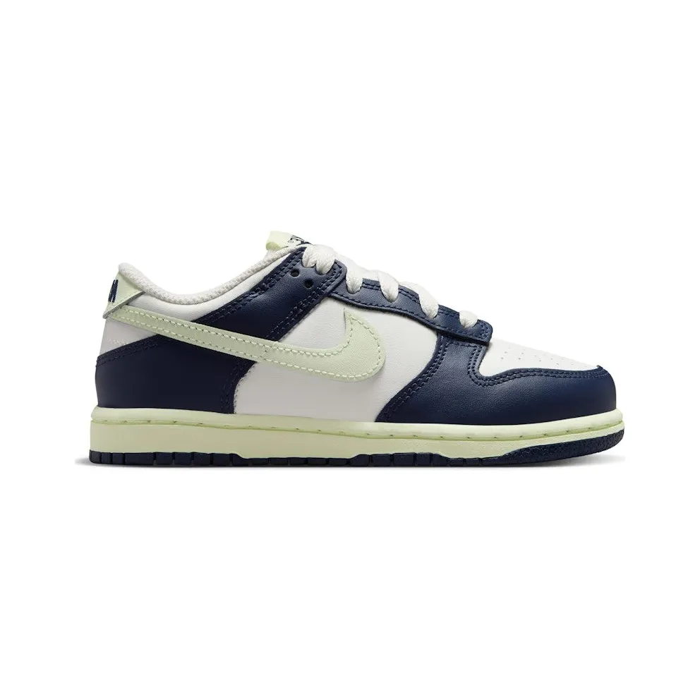 Nike Dunk Low Sail Midnight Navy Volt Tint (FB9108-127)