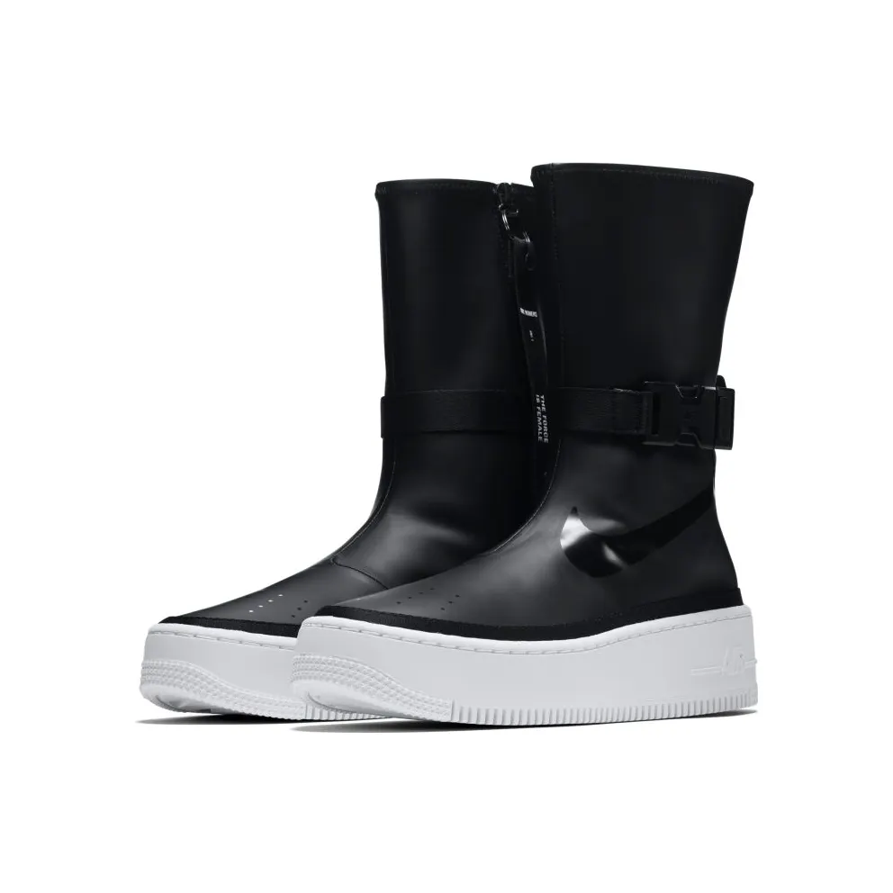Nike Air Force 1 Sage High Black (W) Black/Black-White (AQ2771-001)