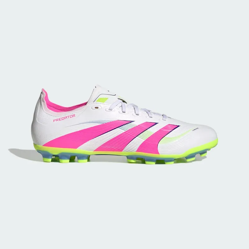 adidas Predator League AG Cloud White Lucid Pink Lucid Lemon (ID3836)