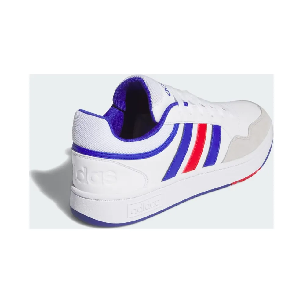 adidas Hoops 3.0 Cloud White Lucid Blue Better Scarlet (IH0335)
