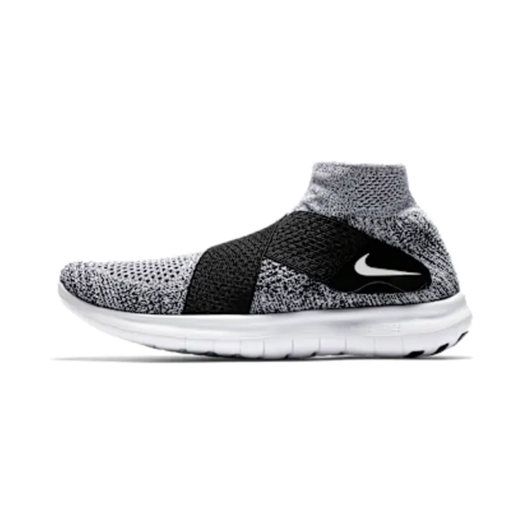 Nike Free RN Motion Flyknit 2017 “Black / Wolf Grey / White” (880845-001)