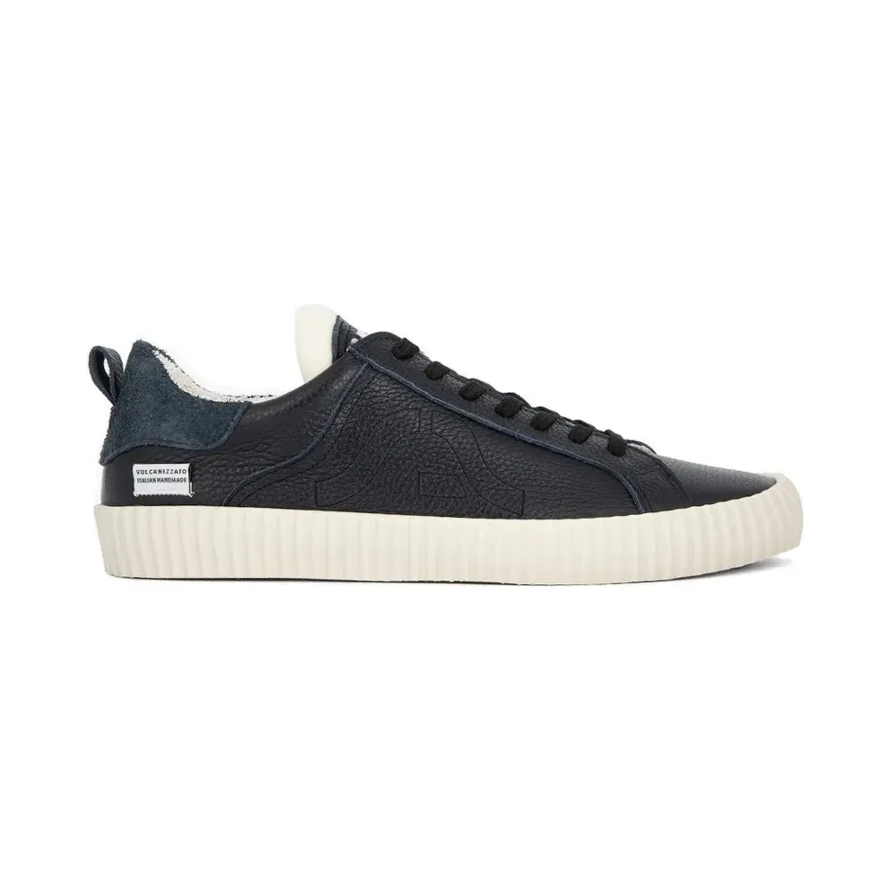 springa Wavy mit geriffelte Sohle – Black (WAVYLEATHERBLACK)