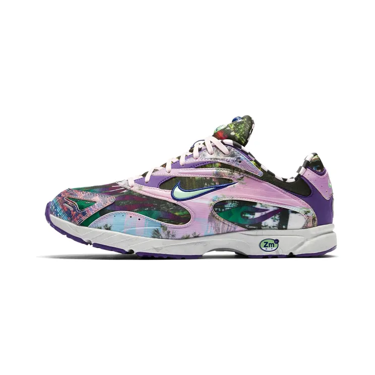Nike ZM Streak Spectrum Plus Prem “Court Purple / Deep Royal Blue / Geyser Grey / Light Poison Green” (AR1533-500)