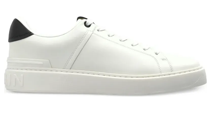 Balmain B-Court leren sneakers – Wit (GM0VI288LVTR)